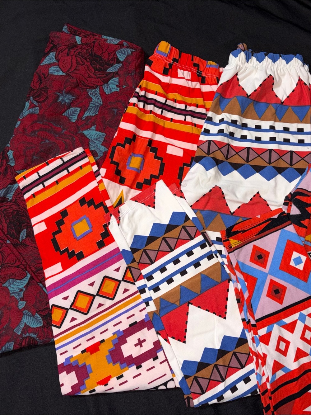 Vintage LuLaRoe Stretchy Aztec Print Leggings